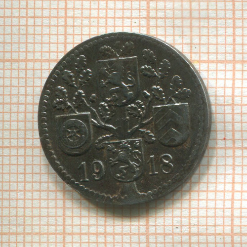 Нотгельд. 10 пфеннигов. Германия. Дибург