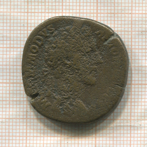 Сестерций. Римская империя. Антонин Пий 138-161 гг. Вес 23,9 гр.