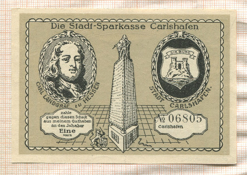 1 марка. Германия