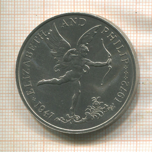 25 пенсов. Гернси 1972г