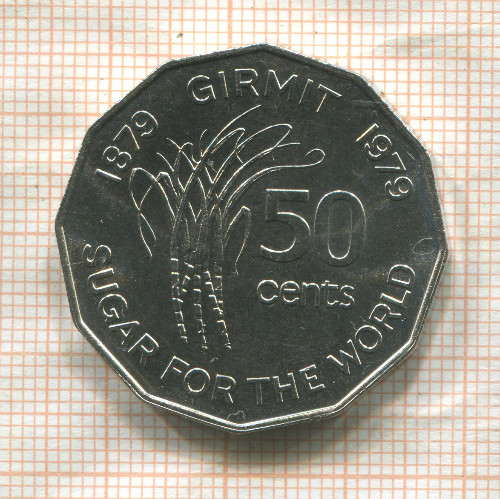 50 центов. Фиджи. F.A.O. 1979г