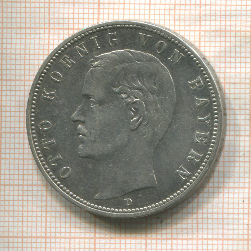 5 марок. Бавария 1904г