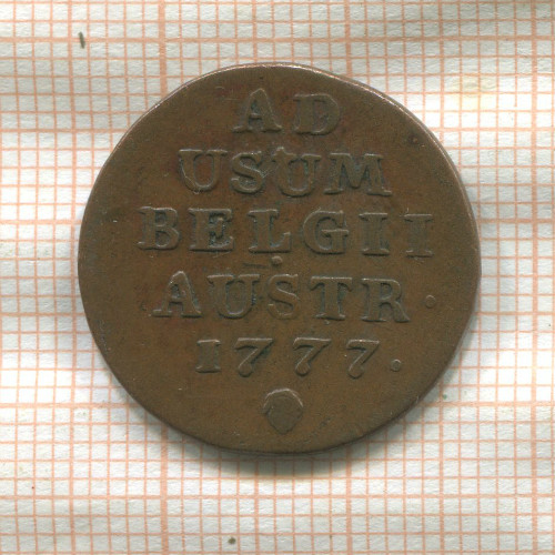 1 лиард. Австрийские Нидерланды 1777г
