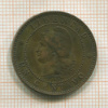 1 сентаво. Аргентина 1889г