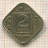 2 анны. Индия 1918г
