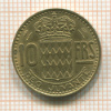 10 франков. Монако 1950г
