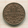 1 геллер. Немецкая Восточная Африка 1913г