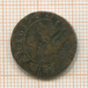 Двойной денье. Франция 1659г