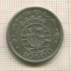 10 эскудо. Ангола 1952г