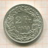 2 франка. Швейцария 1944г