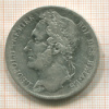 5 франков. Бельгия 1849г