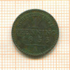 1 пфеннинг. Пруссия 1853г