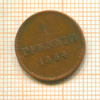 1 пфеннинг. Бавария 1854г