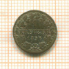 1 крейцер. Бавария 1856г