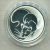 3 рубля. Крыса. ПРУФ 2008г