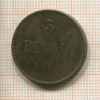 5 пенни 1901г