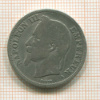 2 франка. Франция 1868г
