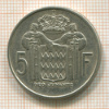 5 франков. Монако 1966г