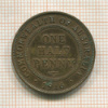 1/2 пенни. Австралия 1916г