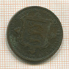 1/26 шиллинга. Джерси 1870г