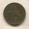2 сантима. Бельгия 1905г