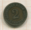 2 пфеннига.  Германия 1907г