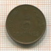 5 сантимов. Люксембург 1930г