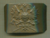 Пряжка. Орел на топорах