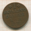 1 скиллинг. Дания 1771г