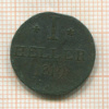 1 геллер. Франкфурт 1819г
