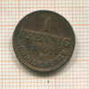 1 пфенниг. Ганновер 1861г