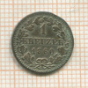 1 крейцер. Франкфурт 1860г