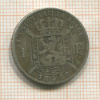 1 франк. Бельгия 1886г