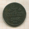 1/2 штубера. Юлих-Берг 1786г