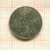 1/2 гроша. Саксония 1843г