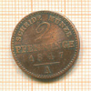 2 пфеннинга. Пруссия 1847г
