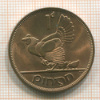 1 пенни. Ирландия 1968г