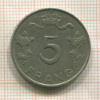 5 франков. Люксембург 1949г