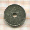 5 сантимов. Бельгийское Конго 1925г