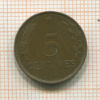 5 сантимов. Люксембург 1930г