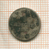 1/2 гроша. Ганновер 1858г