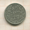 50 сантимов. Бельгия 1909г