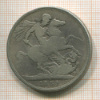 1 крона. Великобритания 1889г