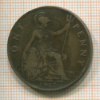 1 пенни. Великобритания 1917г