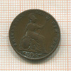 1 фартинг. Великобритания 1840г