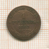 1 пфенниг. Саксония 1863г