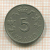 5 франков. Люксембург 1949г