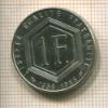 1 франк. Франция 1988г