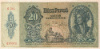 20 пенго. Венгрия 1941г
