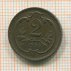 2 геллера. Австрия 1894г